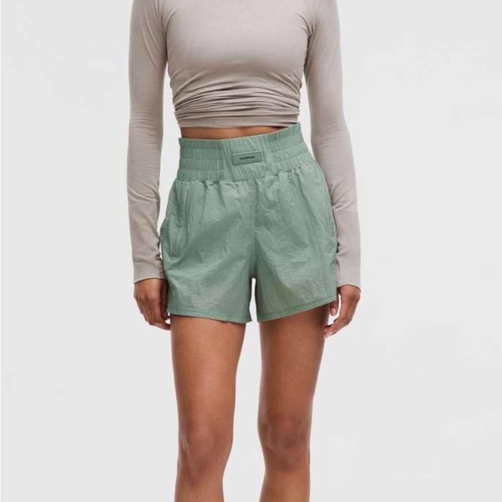 lululemon athletica Sage Green Athletic Shorts